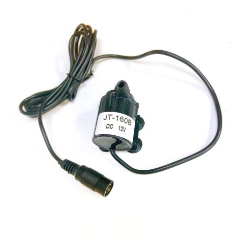 ПОМПА миниатюрная для прокачки воды черная DC Pump JT-160B (170-200 л/час); U=6-12V; I=130-320mA; P=1-4W; высота напора: 100-210 см; с кабелем (L=1.5м ПОМПА миниатюрная для прокачки воды черная DC Pump JT-160B (170-200 л/час); U=6-12V; I=130-320mA; P=1-4W; высота напора: 100-210 см; с кабелем (L=1.5м