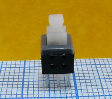 Микрокнопка квадратная модульная, 6pin с фиксацией, 6x6x10мм (PB22E06)