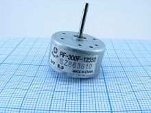 MOTOR DVD/CD 5.9V (RF-300F-12350) (длина вала 11мм) с проводами с пластмас. держателем диска, без защелок
