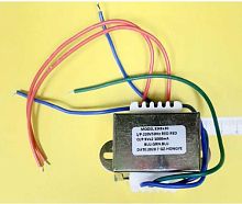 Трансформатор 220V 9V x 2 / 2 x 1000mA (1A) (EI48*30) 18W (50х47х42) китай (крепление 62мм) 5pin , Красн-220V , Син.Черн-9V , со средней точкой.      
