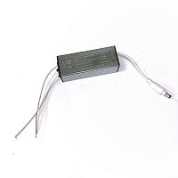 Драйвер для светильников, 600mA, 50-90V, 18w-24w*2W, вх: AC 85-265V, вых. разъем: штекер 5,5х2,1мм, металл, IP65, 97x37x25мм