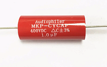 Конденсатор металлоплёночный HI-FI    0.47 mkF 400V AUDIOPHILER HI-FI AUDIO в фильтрах АС (5%) размер d=12х L-26 мм MKP-CYCAP