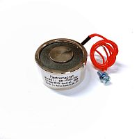 Электромагнит 12-15V 8W 0.67A, 40х20х18мм, сила сцепления: 5кг, цвет: серебристый