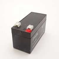 АККУМУЛЯТОР 12V  1,2Ah F1 (клемма=4,8мм) (габар: 97х43х50мм. вес=0,57кг) DELTA DT12012 Для работы в буферном реж; прим. в охранно-пожарн.системах