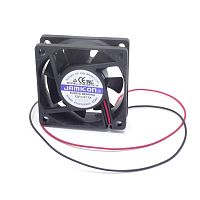 Вентилятор компьютерный DC12V, 60x60x20мм, 4500об/мин., подш. скольжения, разъем: без коннектора, 0.17A 1.8W 29дБ Jamicon JF0620S1H, провод: 30см (JF0