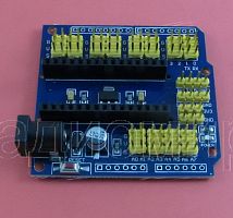 МОДУЛЬ Разработки проекта с использ. ARDUINO Nano V3.0 19319 Плата расширения Prototype Shield для облегчения подкл. Пит: 7-12v (гнездо: 5,5х2,1мм) ; 