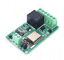 МОДУЛЬ РЕЛЕ 12V с управлением по Wi-Fi на чипе ESP8266 "ESP-01"  Коммутация: 7A/30B DC; Ток через реле:до 10А для ARDUINO 