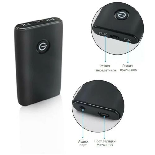 Приемник - передатчик Bluetooth-гарнитура B10S Музыка без проводов для телефона/планшета/автомобиля/наушников; Версия Bluetooth: V5.0; BT-MUSIC; стер фото 3 Приемник - передатчик Bluetooth-гарнитура B10S Музыка без проводов для телефона/планшета/автомобиля/наушников; Версия Bluetooth: V5.0; BT-MUSIC; стер фото 3