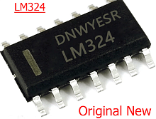 Микросхема LM324 (UTC324/LM324DT/LM324DR) SO14