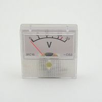 Вольтметр DC 0- 30V (40x40) (-1,5)