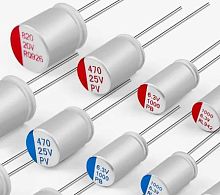 Конденсатор полимерный   330 mkF  25 V <PB> 6*13  