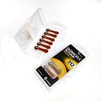 БАТАРЕЙКА  ZA312 <DURACELL ACTIVAIR> (PR41/DA312/p312) 1,45V 185 mAh (воздушно-цинковая), Для слуховых аппаратов,Цена за 1 шт.Германия, BL-6