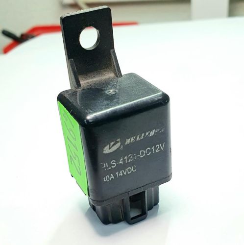 Реле э/м DC12V 30A 4pin, в панель/под клеммы, Контакты: 1гр. на замыкание (1А) (14VDC/30A) 28x24x30мм (HE LI SHUN HLS-4121) Сокет для установки: Клемм фото 3