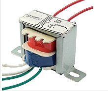 Трансформатор 220V 12V x 2 / 2 x   41mA (0,041A) (EI28*15) 2х0,5W (28х25х26) китай (крепление 39мм)