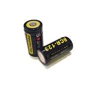 АККУМУЛЯТОР  16340 3,7V  700mAh с платой защиты Li-Ion  SOSHINE RCR-123 Protected  ( литий-ион )