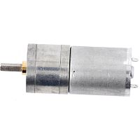МОТОР с цилиндрическим редуктором DC=12V  I=100-330mA   JGA25-370 205 об/мин б/нагр / 145 об/мин с нагр (Удерживающий момент: 1.43 кг/см)  для проекто