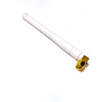 Антенна GSM 3db (SMA  RP   white) угловая /гайка+штырь  ( d - 11мм, длина - 105мм )