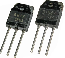 Транзистор биполярный 2SB817E (2SB817Y) (пара 2SD1047C) TO3PB  KEC