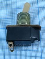 Тумблер с врубным контактами, 2pin, ON-OFF, AC 220/250V 6.0A, под гайку М12, 28x14x45мм (Т1-1, T-1-1, Т1)