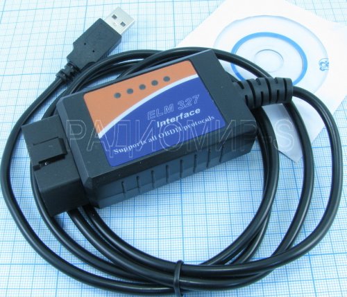 АДАПТЕР ELM-327 (ver2.1) Bluetooth OBD II  мини с кнопкой ON/OFF, (протоколы: ISO9141,ISO14230(KWP2000);SAE J1850 VPN,PWN;ISO 15765-4 CAN) фото 2
