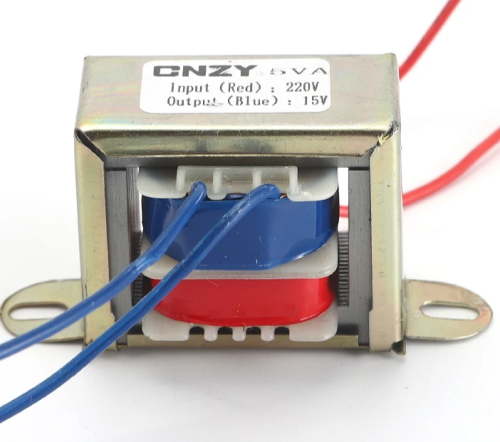 Трансформатор 220V 15V / 300mA  (EI41*20)  5VA (41х33х20)     S2321 фото 3
