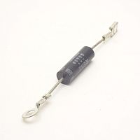 Диод 12KV CL01-12 (HVM5, 350mA с ножевой 6,3мм и кольцевой клеммами под М4) (Пиковый Прямой ток Ifsm=40A) СВЧ (Диод для СВЧ-печи (one-way) straight le