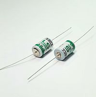 БАТАРЕЙКА ЛИТИЕВАЯ  14250 3.6V 1200mAh CNA с аксиальными выводами SAFT, 1/2AA Li-SOCL2 (литий-тионил-хлорид) (LS14250) 