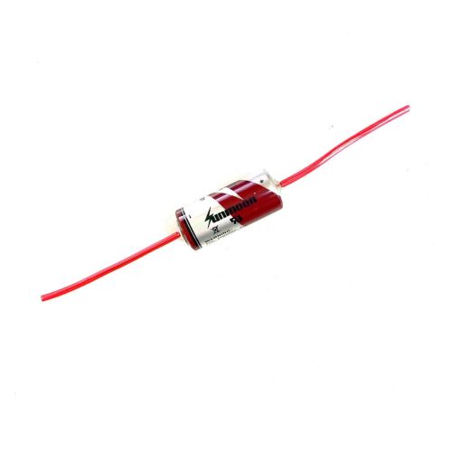 БАТАРЕЙКА ЛИТИЕВАЯ 14335 3.6V 1650мАч "2/3AA" с аксиальными выводами SUNMOON ER14335-AX для питания счётчиков, накопителей CMOS, систем ночного видени