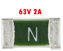 ПРЕДОХРАНИТЕЛЬ 2A 1206 63V (марк. N) (BFS1206-2000T/N) (3,2х1,6мм)