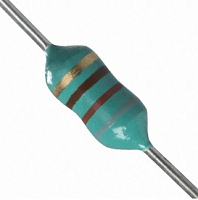 Дроссель Аксиальные выводы EC24-220K (3x8mm) 22мкГн/0,022mH 0,310A; 0.85 Om, 6.8MHz ,высокочастотный ,добротность 45Q (для общего применения) (EC24-22