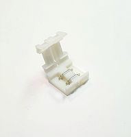 Разъем 2pin IP44 ( 10мм )  Соединитель для водонепрониц.св/д ленты 60-120LED шириной 10мм БЕЗ ПАЙКИ