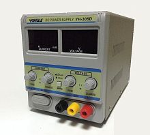 Блок питания лабораторный трансформаторный, 0-30V, 0-5A, 150W, 280x126x150мм, вх: AC 220-250V, с кабелем YIHUA 305D