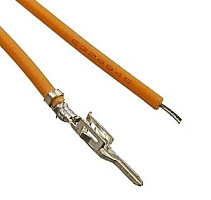 Контакт питания (штекер) на проводе L=20см (MMF-M 3.00mm AWG20 0.2m Brown) Коричневый  (Для разъемов серии MICRO-FIT гнездо)