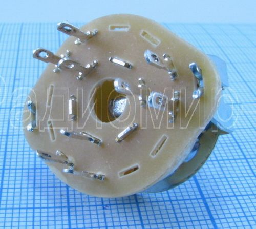 Галетный переключатель на корпус, открытый, 9pin, групп: 2, направлений: 3, 2 полож., активный ток нагр: 0.3A (до 125V), 31x25x34мм (SR25-1-3-2) фото 3