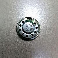ДИНАМИК ТЕЛЕФОННЫЙ 28 ММ 50 Om 2W (WES) (Динамик d=28мм 50 Ом 2Вт)