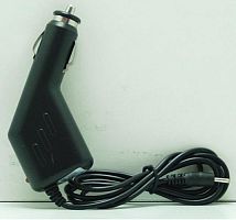 Зарядное устройство автомобильное, 5V, 1.5A, 7.5W, штекер: 2,4 x 0,7мм, вх: 12-15V, вх. разъем: в прикуриватель
