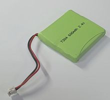 АККУМУЛЯТОР Р/Т T304 (B-1827HF/ GP0827/ 82H) 2,4V 600mAh Ni-Mh Bossman Master/ Lexel2*H-F600 (две пол М14) ; штекер- универсальный Для радиотелефонов: