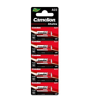 БАТАРЕЙКА A23 (V23GA, 23A, 3LR50, 23AE, MN21, L1028, 8LR23, LRV08, LR23A) 12V Alkaline CAMELION цифр.фотоаппар; фонарики; беспровод.звонки; электр.игр