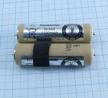 АККУМУЛЯТОР    1,2V   1100mAh  Ni-Mh  (R06)(AA) (14,5 х 49,5мм) ПАРА аккумуляторов для электробритвы Panasonic ER154  NiMH ( | | ) 1100mAh (made in Ja