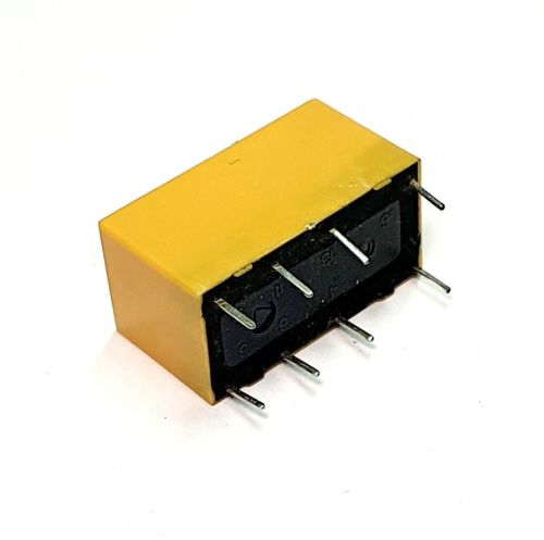 Реле э/м DC12V 2A 8pin, пайка (PCB), Контакты: 2 перекл.группы (2С) (24VDC/2A; 120VAC/1A) 20x10x11мм (HE LI SHUN HLS-4078) фото 2