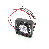 Вентилятор компьютерный DC12V, 40x40x10мм, 7 лопастей, 6000об/мин., подш. скольжения, 2pin,  1.2W Jamicon KF0410S1H-031-243R, пластик (YM1204PFS1, KF0