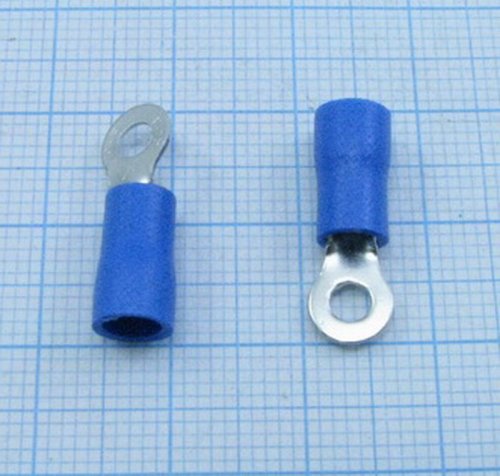 КЛЕММА КОЛЬЦЕВАЯ ИЗОЛ ПОД М3/Кабель 1.5-2.5мм2 (50124) СИНЯЯ D=6.6mm/L-17.8mm КЛЕММА КОЛЬЦЕВАЯ ИЗОЛ ПОД М3/Кабель 1.5-2.5мм2 (50124) СИНЯЯ D=6.6mm/L-17.8mm