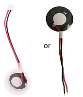 Ультразвуковой излучатель 1,7 МГц керамический d=20мм (с кольцом 25мм) для увлажнителя воздуха, Ультразвуковая частота: -1,70 МГц 