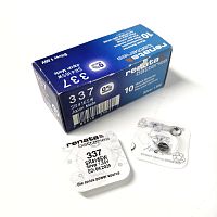 БАТАРЕЙКА 337 SR416SW <RENATA> 1.55V Silver Oxide (серебряно-цинковая) не содержит ртуть
