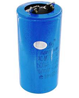 Пусковой 500 mkF 300V 5% СИНИЙ с клеммами под винт d50х100  (CD60) 