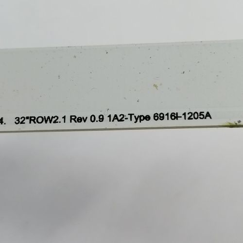 Светодиодная планка для подсветки ЖК панелей 32" 3V (8линз) LG 32'' ROW2.1 Rev 0.9 A2-Type 6916L-1205A 6916L-1106A 6916L-1296A 6916L-1440A фото 2
