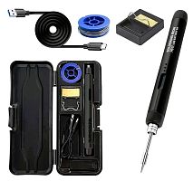 ПАЯЛЬНИК   8W  5V беспроводной (встроенный аккумулятор 800 mAh) Скорость разогрева-5сек Время автономной работы:20мин  Количество циклов: 500раз  Элек