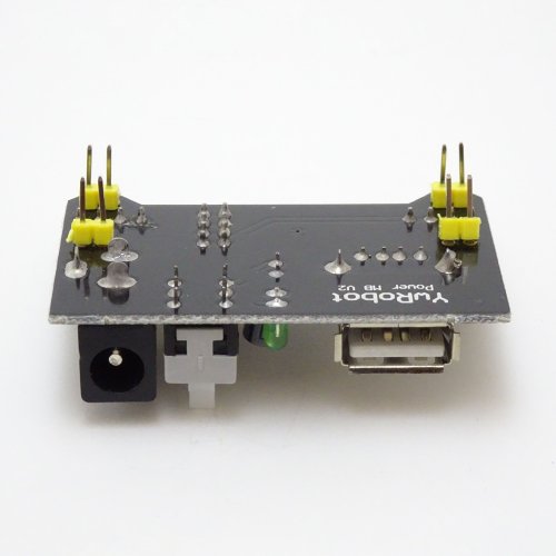 ПЛАТА ПИТАНИЯ для проектов ARDUINO(USB) (MB101)   МОДУЛЬ питания макет.платы MB101 беспаечным методом  Uпит: 6,5-12V или USB (защита от переполюсовки) фото 2