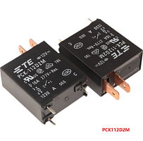 Реле э/м DC12V 16A 3+2pin, пайка (PCB), Контакты: 1гр. на замыкание (1А) (12VDC/16A; 277VAC/16A) 32,5x27,5x10мм (Tyco Electronics (TE Connectivity) PC