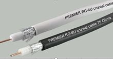 КАБЕЛЬ АНТЕННЫЙ БЕЛЫЙ ВНУТРЕННИЙ RG6U BC WT d=6,8мм Коаксиальн. (Центр.моно-жила Медь-0,94мм,экран(фольга)+ Алюмин.оплётка- 25жил*0,08) красная полоса